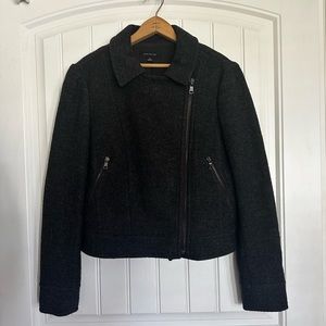 NWOT Medium Ann Taylor Wool Moto Jacket